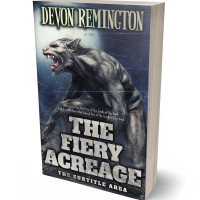 3D view of Premade Horror Book Cover - Tuna