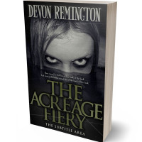 3D view of Premade Horror Book Cover - Shark