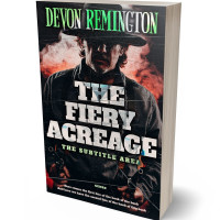 Tablet view of Clam Shell #7558 - Premade Action & Adventure Book Cover