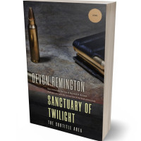 3D view of Premade Mystery & Thriller & Suspense Book Cover - Dune