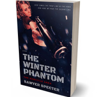 3D view of Premade Mystery & Thriller & Suspense Book Cover - Ebony