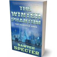 3D view of Premade Science Fiction Book Cover - Wedgewood