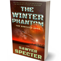 3D view of Premade Science Fiction Book Cover - Van Cleef