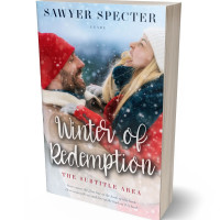 3D view of Premade Romance Book Cover - Pale Slate