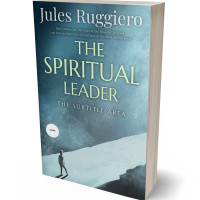 3D view of Premade Self-Improvement & Self-Help Book Cover - Smalt Blue