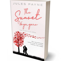 3D view of Premade Romance Book Cover - Vista White