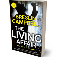 3D view of Premade Mystery & Thriller & Suspense Book Cover - Cod Gray