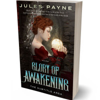 3D view of Premade Fantasy Book Cover - Night Rider