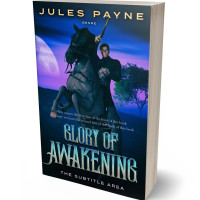 3D view of Premade Fantasy Book Cover - Black Pearl