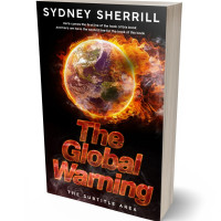 3D view of Premade Science Fiction Book Cover - Coffee Bean