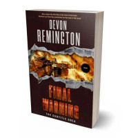 3D view of Premade Mystery & Thriller & Suspense Book Cover - Antique Brass