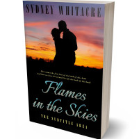 3D view of Premade Romance Book Cover - Antique Brass