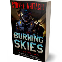 Tablet view of Old Rose #8107 - Premade Science Fiction Book Cover