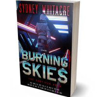 3D view of Premade Science Fiction Book Cover - Cinder