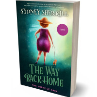 3D view of Premade Chick Lit Book Cover - Soft Amber