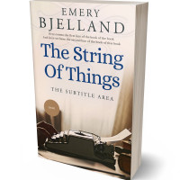 3D view of Premade Abstract Book Cover - Cape Cod