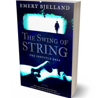 3D view of Premade Mystery & Thriller & Suspense Book Cover - Black Rock