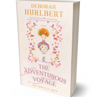 3D view of Premade Children's Book Cover - Linen