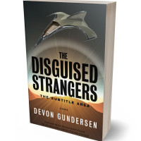 Tablet view of Armadillo #8387 - Premade Science Fiction Book Cover