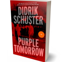 3D view of Premade Mystery & Thriller & Suspense Book Cover - Puce