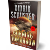 3D view of Premade Science Fiction Book Cover - Cork