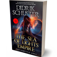 3D view of Premade Fantasy Book Cover - Steel Gray