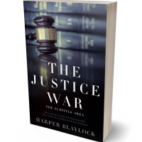 3D view of Premade Mystery & Thriller & Suspense Book Cover - Shark