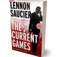 3D view of Premade Mystery & Thriller & Suspense Book Cover - Cod Gray