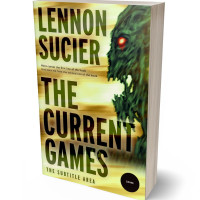 3D view of Premade Apocalyptica Book Cover - Laser