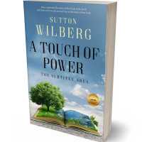 3D view of Premade Nature Book Cover - Bermuda Gray