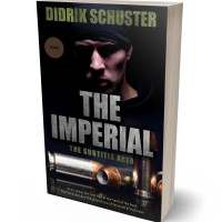 3D view of Premade Mystery & Thriller & Suspense Book Cover - Woodsmoke