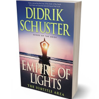 3D view of Premade Religion & Spirituality Book Cover - Grain Brown