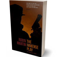 3D view of Premade Mystery & Thriller & Suspense Book Cover - Cafe Royale