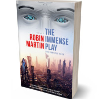3D view of Premade Science Fiction Book Cover - Swiss Coffee