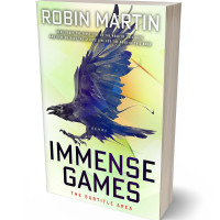 3D view of Premade Mystery & Thriller & Suspense Book Cover - Rhino