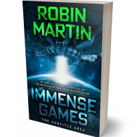 3D view of Premade Science Fiction Book Cover - Black Pearl