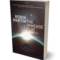 3D view of Thunder #8797 - Premade Science Fiction Book Cover