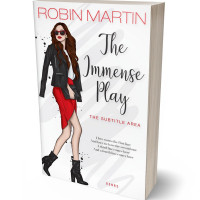 3D view of Premade Chick Lit Book Cover - Dune