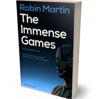 3D view of Firefly #8906 - Premade Abstract Book Cover | BookCoverZone