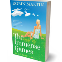 3D view of Premade Teen & Young Adult Book Cover - Curious Blue