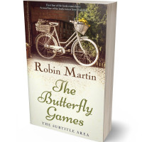 3D view of Premade Literary Fiction Book Cover - White Rock