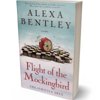 3D view of Premade Fantasy Book Cover - Silver Sand