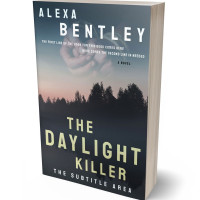 3D view of Premade Mystery & Thriller & Suspense Book Cover - Bright Gray