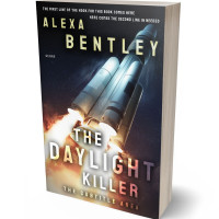 3D view of Premade Science Fiction Book Cover - Akaroa