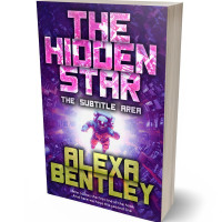 3D view of Premade Science Fiction Book Cover - Light Orchid