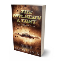 Tablet view of Cocoa Bean #9058 - Premade Science Fiction Book Cover