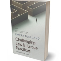 3D view of Premade Abstract Book Cover - Chicago