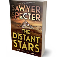 3D view of Premade Science Fiction Book Cover - Apache