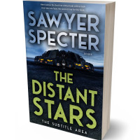 3D view of Premade Science Fiction Book Cover - Swamp Green