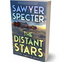 3D view of Premade Science Fiction Book Cover - River Bed